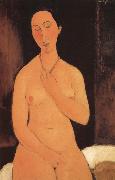 Seated unde with necklace, Amedeo Modigliani
